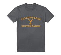 Yellowstone Unisex Adult Dutton Ranch Arched Logo T-Shirt