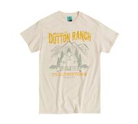 Yellowstone Unisex Adult Welcome To Dutton Ranch T-Shirt / L Off White TT468