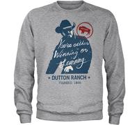 Yellowstone Winning Or Learning Sweatshirt Heathergrey