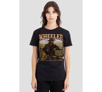 Yellowstone Women's Coffee With Rip Wheeler T-Shirt, Black | Size: Large Yellowstone Black L