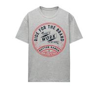 Yellowstone Womens/Ladies There's Work to Be Done Heather T-Shirt