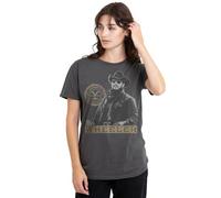 Yellowstone Women's Rip Wheeler Ladies T Shirt, Charcoal, S