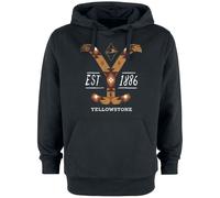 Yellowstone Yellowstone - Est 1886 Hoodie black L
