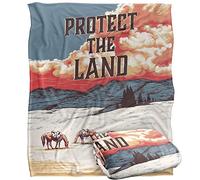 Yellowstone Protect The Land Silky Touch Super Soft Throw Blanket 152 X 127 cm in White Yellowstone White 152 X 127 cm