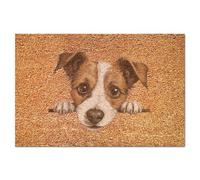 Yelolyio Dog Mom Gift Entryway Welcome Doormat Coir Mats Jack Russell Terrier Coir Doormat Front Door Welcome Mat Entrance Rug for Home,Patio 16x24 Inch