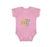 Yelolyio It's in My DNA Saint Vincent And The Grenadine Flag Fingerprint Bodysuit, Saint Vincent And The Grenadine Pride One-Piece Bodysuit
