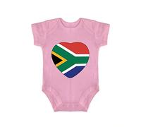 Yelolyio South Africa Baby Jumpsuit Short Sleeve - South Africa Flag Bodysuit Unisex Babies - Patriotic South Africa Short Sleeve Bodysuits Newborn to Infant