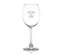 Yelolyio The Fish are Calling and I Must Go Fishing Engraved Crystal Red Wine Glasses, Crystal Clear Star Glass Laser Cut Rim for Wine Tasting, Elegant Party Drinking Glassware, 11 OZ