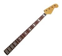 Yeloow Jazz BASS Guitar Neck Maple 21 Fret Rosewood Fingerboard Inlay 4 String
