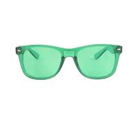 Yelschwa Color Therapy Glasses - Tinted Lens Glasses, Scratch-Resistant Lenses for Chromotherapy, Mood Enhancement, Chakra Healing | Colored Sunglasses for Light Sensitivity (Green)