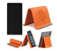 Yelschwa Flexible Foldable Silicone Phone Holder, Adjustable Multi-Angle Phone Stand for Desk, Universal For Phone/Tablet/Laptop, Portable Non-Slip Desktop Mount for Travel Work Home Use (2pcs-a)