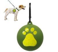 Yelschwa Pet Tennis Ball Holder Cover Toy Ball Holder Portable Hands-Free Dog Walking Supplies Pet Ball Cover Holder For Training Walking Practice Ball Guards Gifts For Pet Enthusiasts (Green)