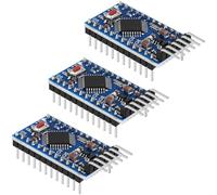 YELUFT 3pcs Pre-Soldered Pro Mini ATmega328P MCU 3.3V 8MHz Development Board Compatible with Arduino IDE