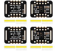 YELUFT 4pcs MAX30102 Heart Rate Pulse Blood Oxygen Concentration Detection Sensor Module for Arduino