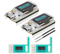 YELUFT ESP32 LoRa V3 Development Board with Protective Case and 868MHz LoRa Antenna Integrated WiFi Bluetooth SX1262 for Meshtastic IoT Arduino Intelligent Scene Pack of 2