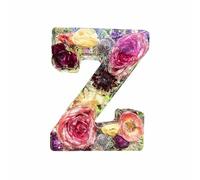 Yeluptu Floral Resin Night Light, Pressed Flower Resin Letters with LED Light for Mother, DIY Mothers Day Gifts from Kids (Z)