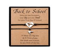 YELUWA 2 Pcs Back to School Gift, Dinosaur Bracelets Set for Daughter Son