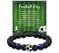 YELUWA Football Gifts for Boys, Football Gifts for Boys 9-12, Bracelets for Boy, 18th Birthday Gift for Boy 8 9 10 11 12 13 14 15 16 Years Old Son Grandson Nephew Brother