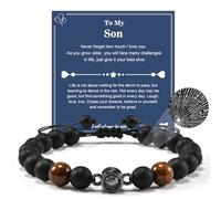 YELUWA To My Son Bracelet Son Gifts from Mom