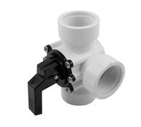 Yelvera 1.5 Inch Three Way Diverter Valve for Swimming Pool Heat Pump Integration and Solar Collector Routing with For Zodiac 4715 60025 Compatibility