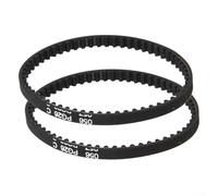 Yelvera 2 Pack Rubber Belt for 3M1774 3M-177-4 177-3M-4 Geared Teeth Flexible Replacement Easy Install Safe Material for Vacuum Cleaner Maintenance