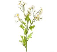 Yelvera 30 Head Artificial Daisies Flowers, Silk Flower Chamomile Daisy Artificial Blooms For Home Decor, Outdoor Garden Porch Cemetery Wedding Centerpieces (White)