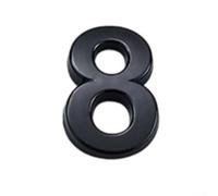 Yelvera 3D House Number Stickers 7CM Tall ABS Plastic Self Application For Door Frame Wall And Entryway Display(8)