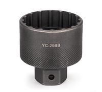 Yelvera Alloy Steel Tool For Removing YC-29BB Bottom Brackets On Mountain Bikes Featuring Compact Dimensions And Precise Interface Engagement