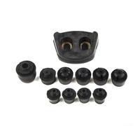 Yelvera Car Door Male Dampers Buffer Pad Bump Stop Rubber Direct Replacement Stable Performance Black Fits for Pajero for Montero V31 V32 V33 V43 V44 V45 V46 V73 V75 V78 V93 V97 1993-2000