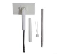 Yelvera Compact 360 Swivel Mop Featuring Face Towel Design For Window Cleaning Tile Floors Walls Cabinets And Countertop Maintenance(A 71cm)