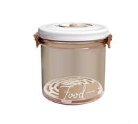 Yelvera Food Vacuum Storage Container With Leak Proof Lid And Vacuum Pump Port, Freezer Food Box with Lid For Extended Food Freshness And Easy Handling(Round 1.05L)