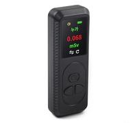 Yelvera For Geiger Counter Nuclear Radiation Detector With For Oled Screen, High Sensitivity Beta Gamma X-ray Monitor, Audible Visual Alarm, Portable Pen-style Dosimeter For Safety(Black)