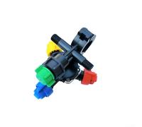 Yelvera High-Pressure Triple-Nozzle Sprayer For Agriculture Featuring Anti-Drip Technology Inside Outside Fan Pattern Flow And Reduction(B)