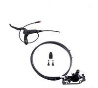 Yelvera Hydraulic Disc Brake Caliper Set For Kugoo G-booster Es3 For Dualtron Ultra For Eagle Pro, Aluminum Alloy For Double Piston With 160mm Adapter Black(right rear brake)