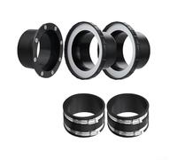 Yelvera Magnetic 4-inch Dust Collection Hose Connector Kit With Epdm Rubber Shock Absorption For Quiet Woodworking Vacuum Systems, Weather Resistant Black Accessories Set(5pcs)