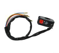 Yelvera Motorcycle Switch For Right Handlebar Use 7/8 Inch Mounting Dimension Supporting Start Stop Kill Functions