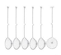 Yelvera Multi Purpose Slotted Spoon, Stainless Steel Kitchen Spider Strainer Skimmer Ladle For Egg Separation Fries And Noodle Handling(316 Stainless Steel)