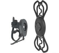 Yelvera Nylon And Silicone Bike Phone Holder Compatible With For Garmin Computer Mounts, Secure Strap Design For 4.7 To 6.9 Inch Screens, Shock Absorbing Accessory For Cycling On Handlebars(C)
