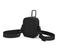 Yelvera Nylon Hard Shell Case For JBL Go5 Speaker With Waterproof Protection Adjustable Carry Straps And Internal Mesh Pocket For Accessories