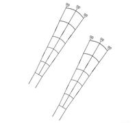 Yelvera Plant Support For Climbing Vines With Iron Build And Multi-Position Height Settings Supporting Development From To Maturity
