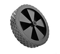 Yelvera Replacement Wheels For Folding Carts Garden Carts Camping Trolleys And Beach Carts With Quiet Rolling Performance(18 * 3.3cm-Black)
