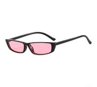Yelvera Retro-Inspired Panda Sunglasses For Women Square Small Frame UV400 Protection Lightweight PC And AC Components For Styling And Sun Defense(E)
