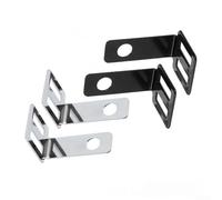 Yelvera Retro Style Turn Signal Mount Bracket Pair(Black)