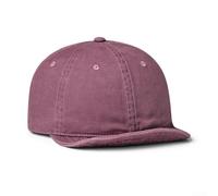 Yelvera Short Brim Men's Dad Hat Made From Washed Cotton With Breathable Vents Soft Crown Shape And Adjustable Back Closure(HMZ383 Purple)
