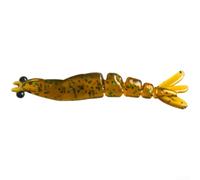 Yelvera Soft Lure For Mini Shrimp With Multi Jointed Design Offering Natural Underwater Movement And Glow In The Dark Visibility Enhancement(6cm10 Number 01)
