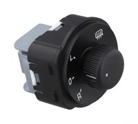 Yelvera Switch Adjustment Knob For Side Door Mirror Control 1Z1959565A Fits For Octavia MK2 Models 2004 Through 2013