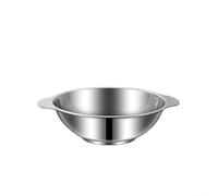 Yelvera Two-Handled Soup Bowl Fabricated From 304 Stainless Steel For Reliable Performance With Soups For Salads Fruits And Stews(23CM)