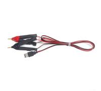 Yelvera Upgrade Four-wire Kelvin Clip Probe For Precise for battery Internal Resistance Testing Compatible With Usb Meters Plastic Build(A)