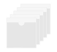 Yelvornic 5 PCS Parking Permit Holder, Clear Self Adhesive Car Windscreen Permit Holders for Car, Van, Windscreen, 4.13 X 4.13in