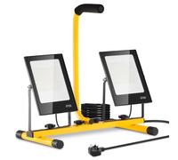 Yelyee 100W Portable LED Work Light, 10000LM Super Bright 6500K Cold White Job Site Light, IP66 Waterproof Plug in Work Lights with 3m Cable & Switch for Garage Workshop Construction Site